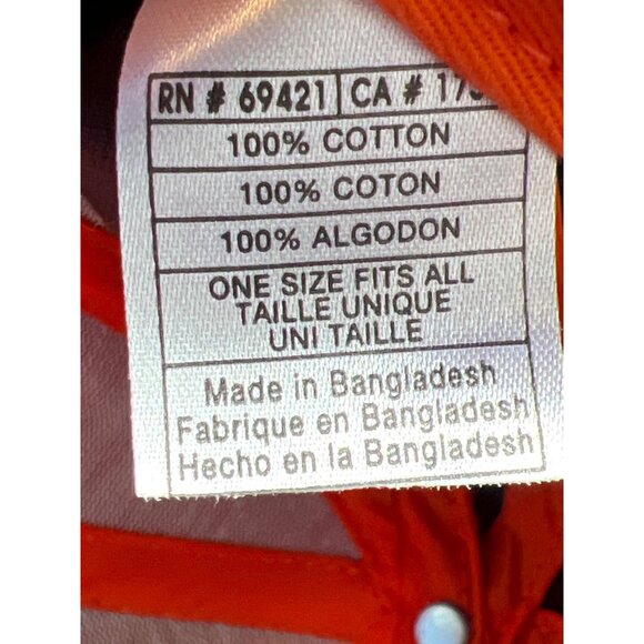 NFL Cleveland Browns Hat Dog Pound Adjustable Cap Orange/Brown - Picture 7 of 9